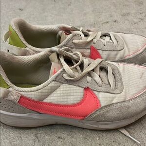 Women's Nike Pink and Gray Athletic Shoes